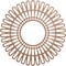 Ekena Millwork Cornelius Wood Fretwork Pierced Ceiling Medallion, Wood (Paint Grade), 24"OD x 8 7/8"ID x 3/8"T CMWP24X0375CRMF - alternate 1